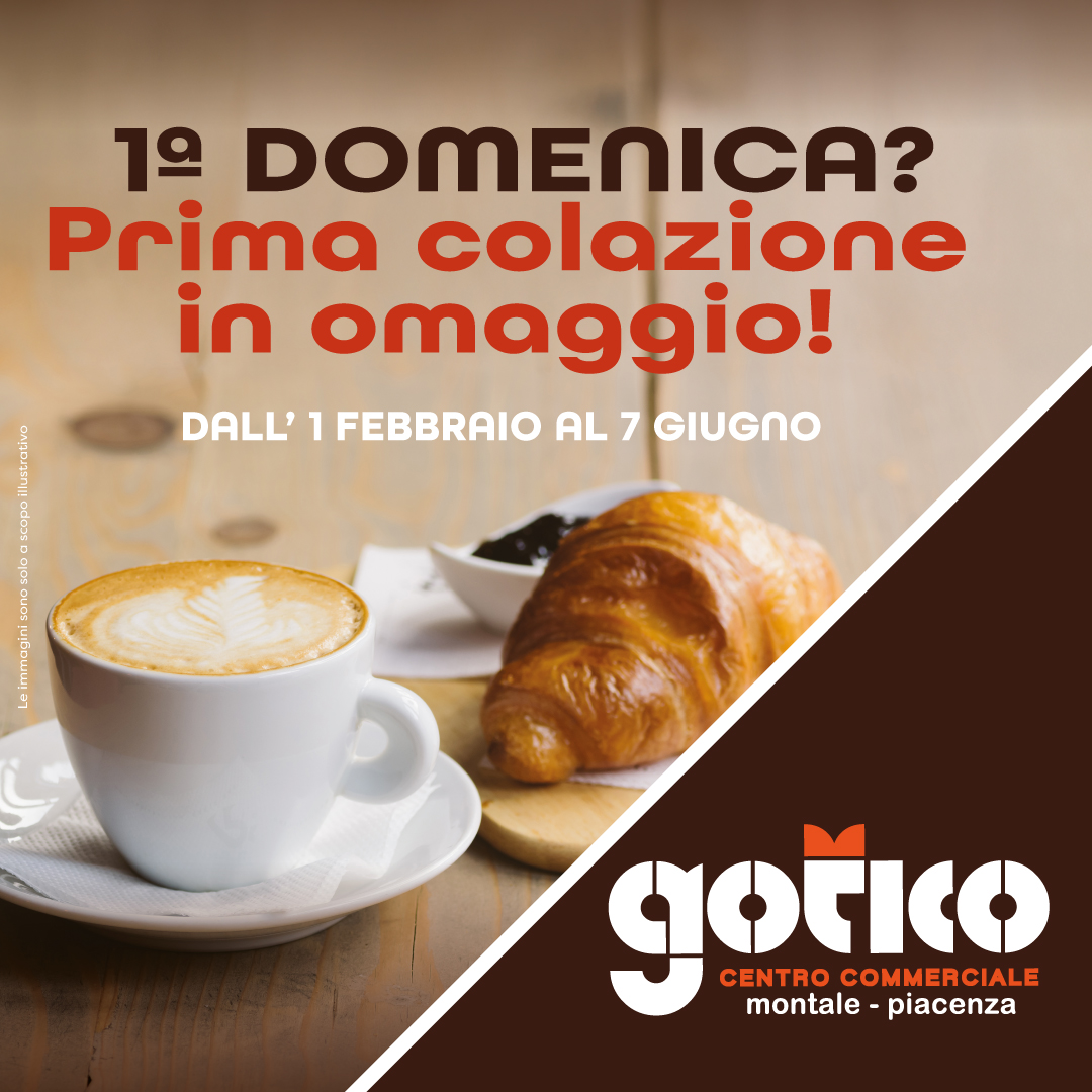 Centro Commerciale Euro Torri | 1ª DOMENICA? Prima colazione in omaggio!