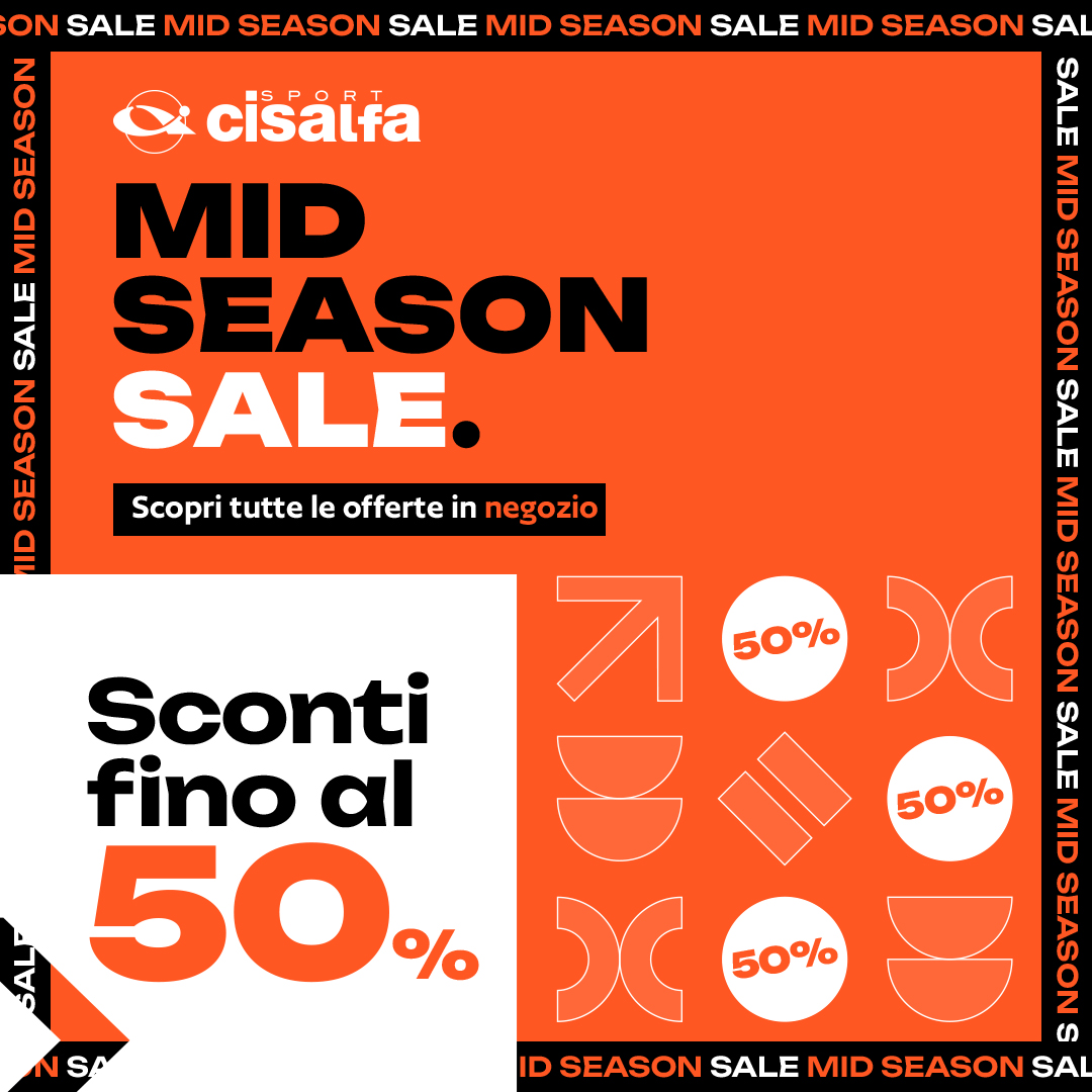 Centro Commerciale Euro Torri | Promozione: Sconti fino al 50% | Cisalfa Mid Season Sale