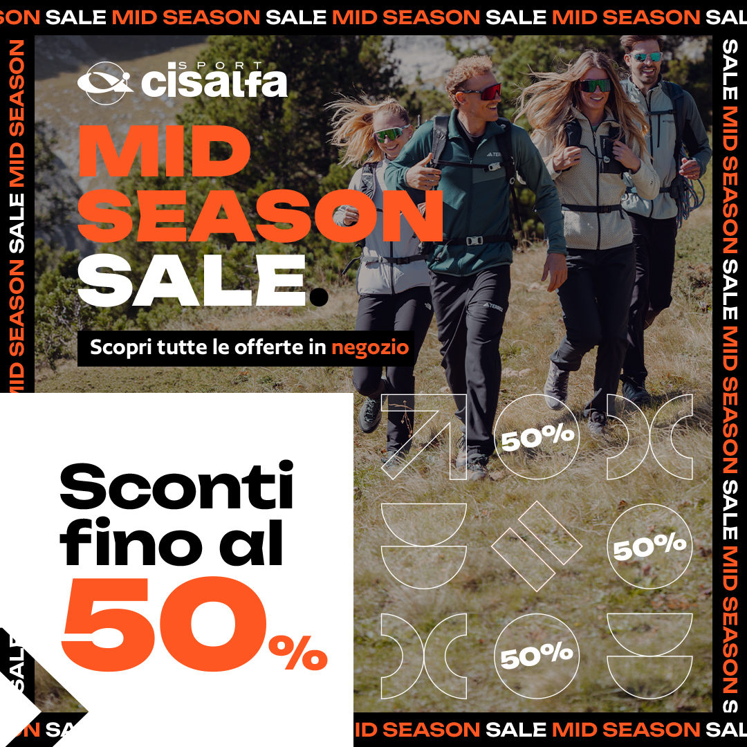 Centro Commerciale Euro Torri | Promozione: Sconti fino al 50% | Cisalfa Mid Season Sale